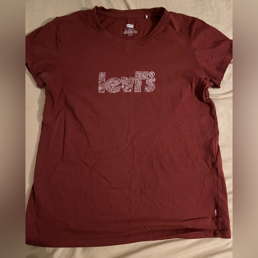 Levi's Red Fitted Polo T-Shirt